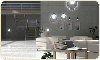 ビルのエントランス